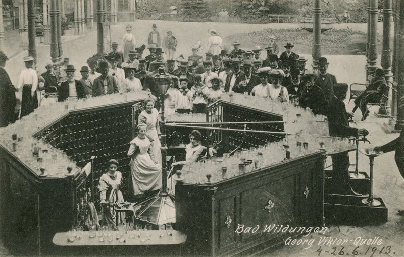 Bad Wildungen. Carte postale envoyée en 1913. - Photographer German