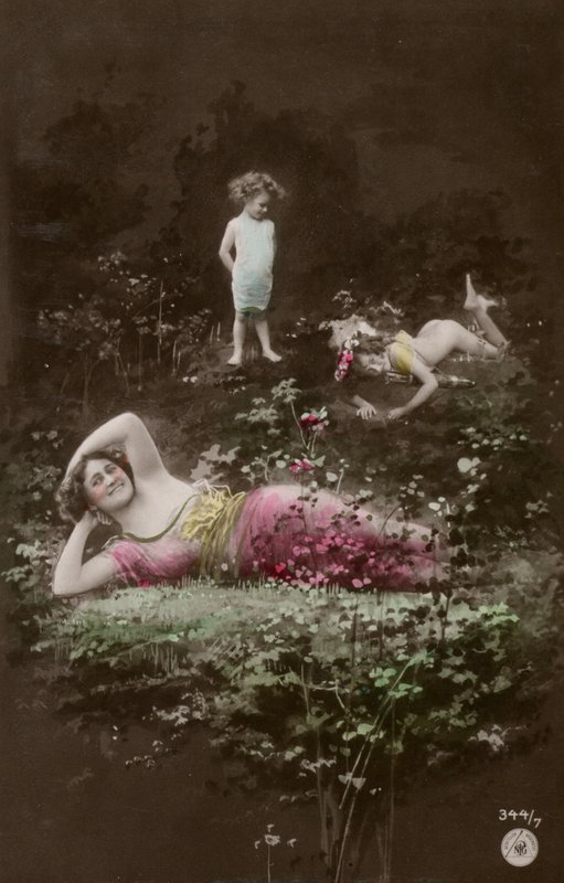 Famille sur une rive - Photographer German