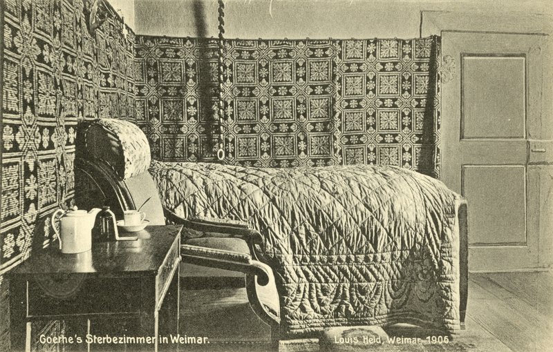 Chambre de la Mort de Goethe, Weimar - Photographer German