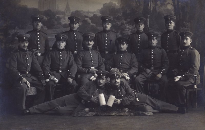 Groupe de soldats de l