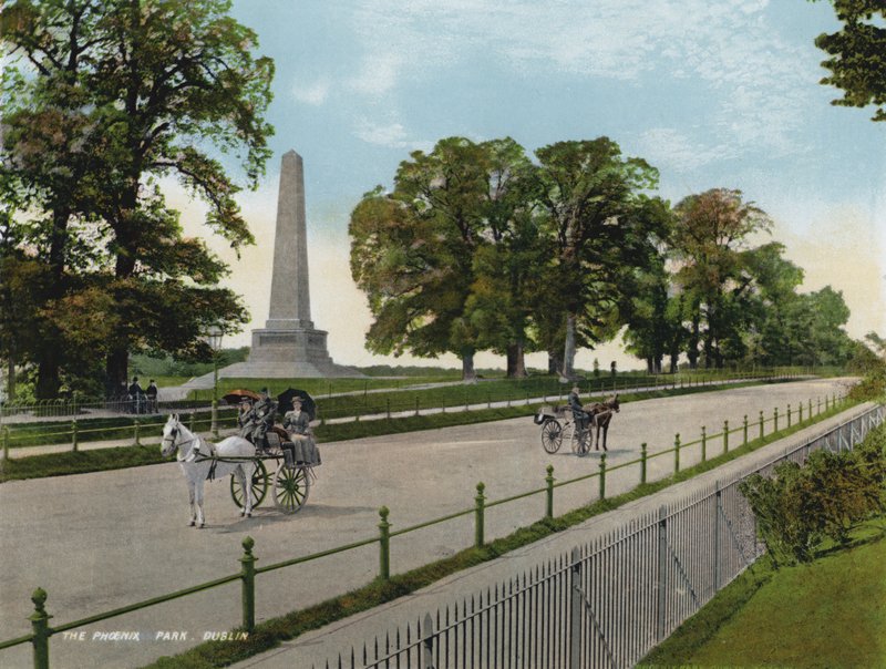 Le parc Phoenix, Dublin (photo couleur) - Photographer Irish