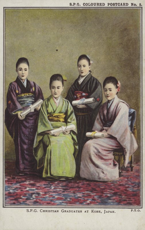 Diplômés chrétiens à Kobe, Japon - Photographer Japanese