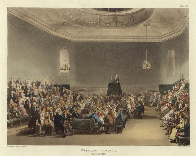 Société de débat - Pugin and Rowlandson