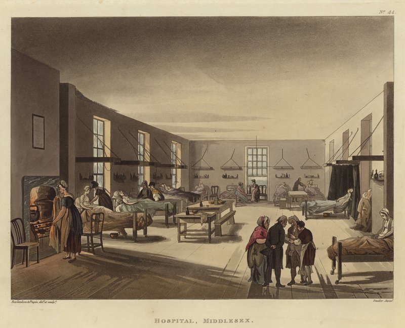 Hôpital - Pugin and Rowlandson