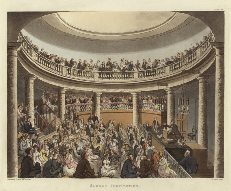 Institution de Surrey - Pugin and Rowlandson