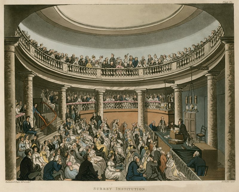 Institution de Surrey, Southwark - Pugin and Rowlandson