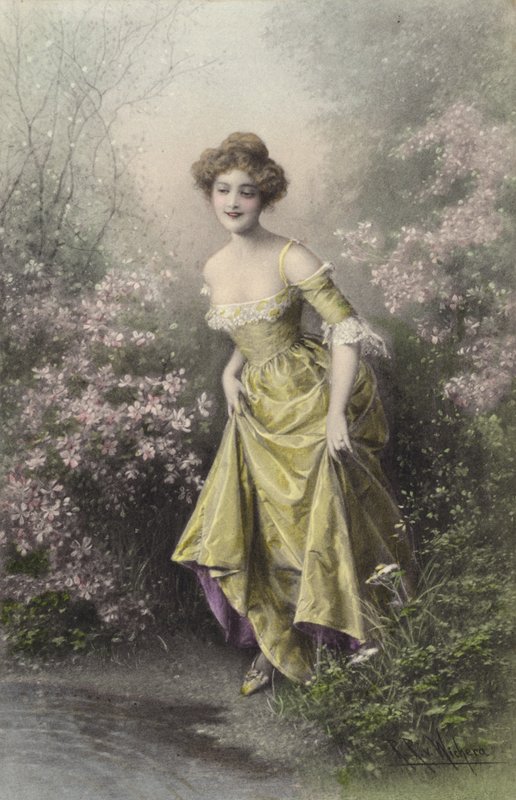 Fille en jaune - Raimund Ritter Von Brennerstein Wichera