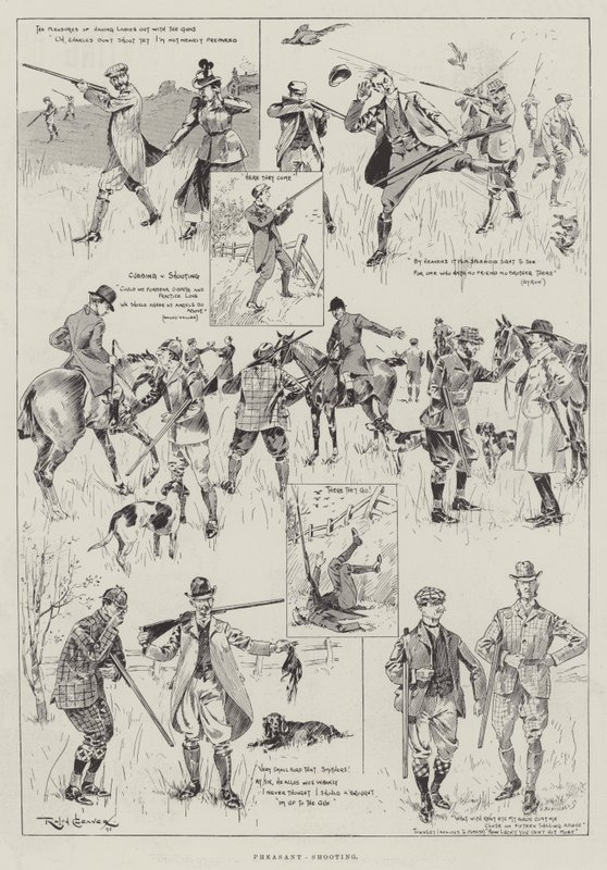 Chasse au faisan - Ralph Cleaver