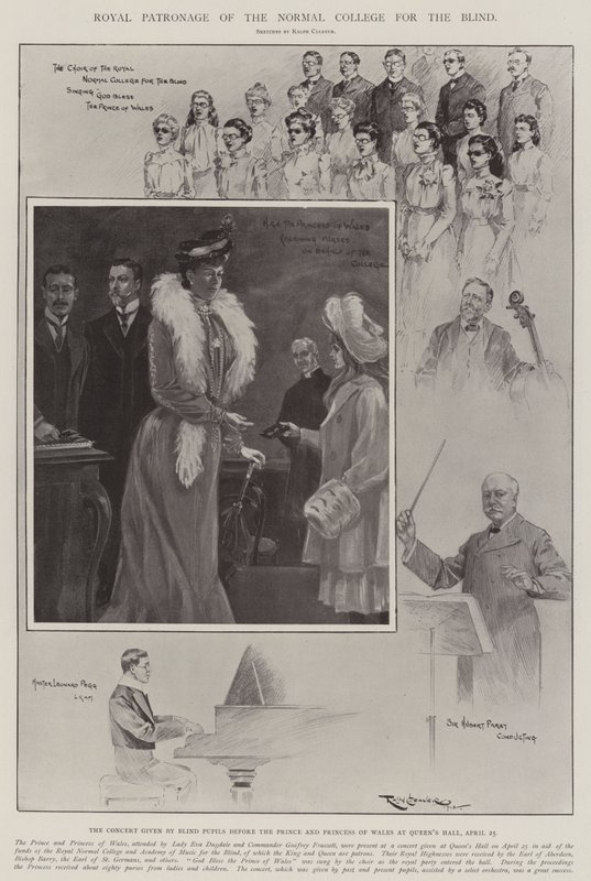 Patronage royal du Collège Normal pour les Aveugles - Ralph Cleaver