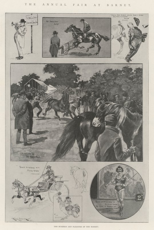 La foire annuelle de Barnet - Ralph Cleaver
