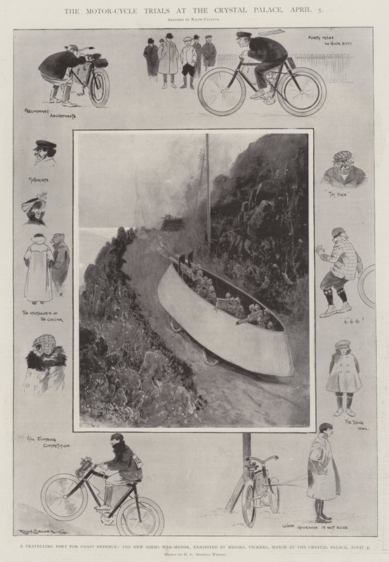 Les essais de moto au Crystal Palace, 5 avril - Ralph Cleaver