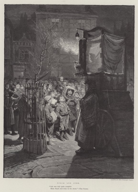 Guignol et Judy - Ralph Hedley