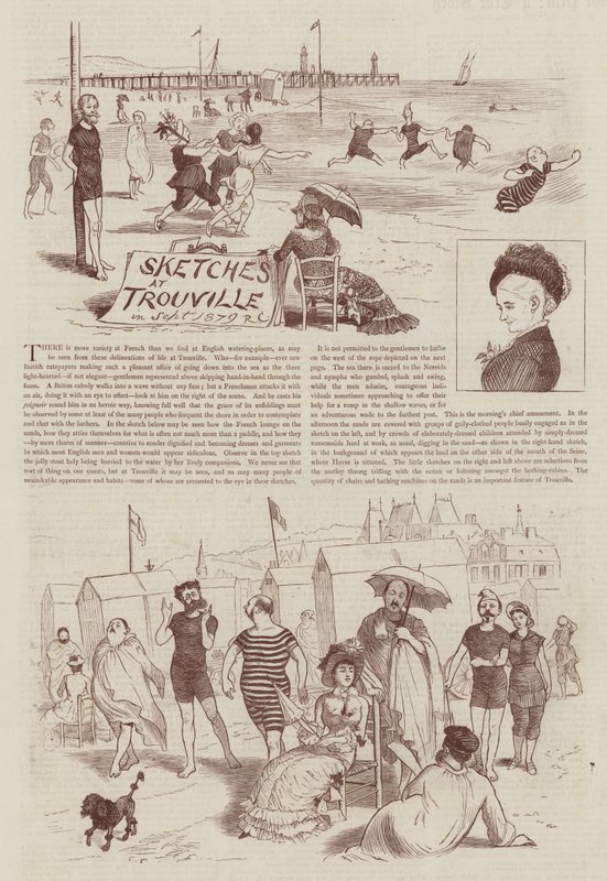 Croquis à Trouville - Randolph Caldecott