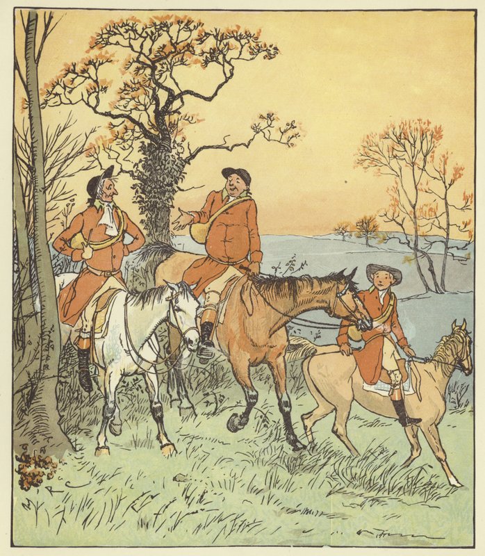 Les Trois Joyeux Chasseurs - Randolph Caldecott