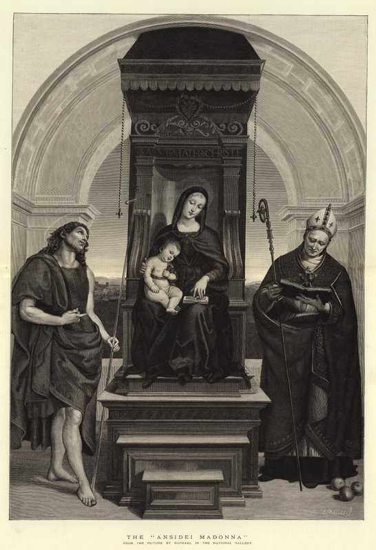 La Madone Ansidei - Raffaello Sanzio Raphael