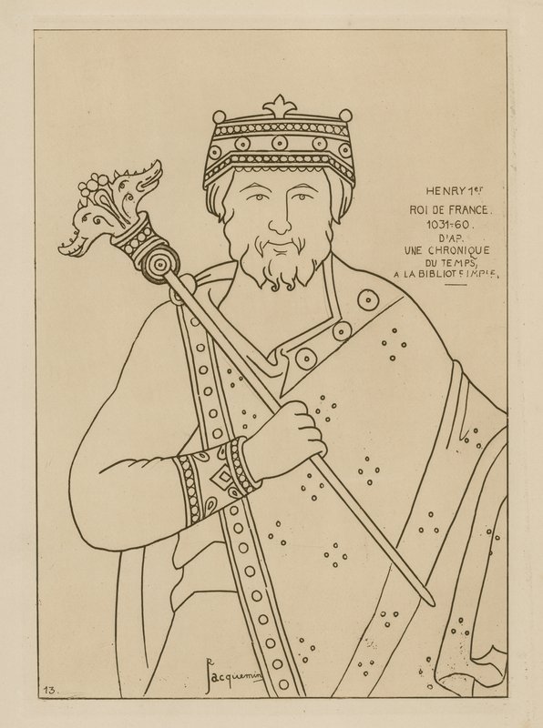 Henri Ier, roi de France, 1031-1060 - Raphael Jacquemin