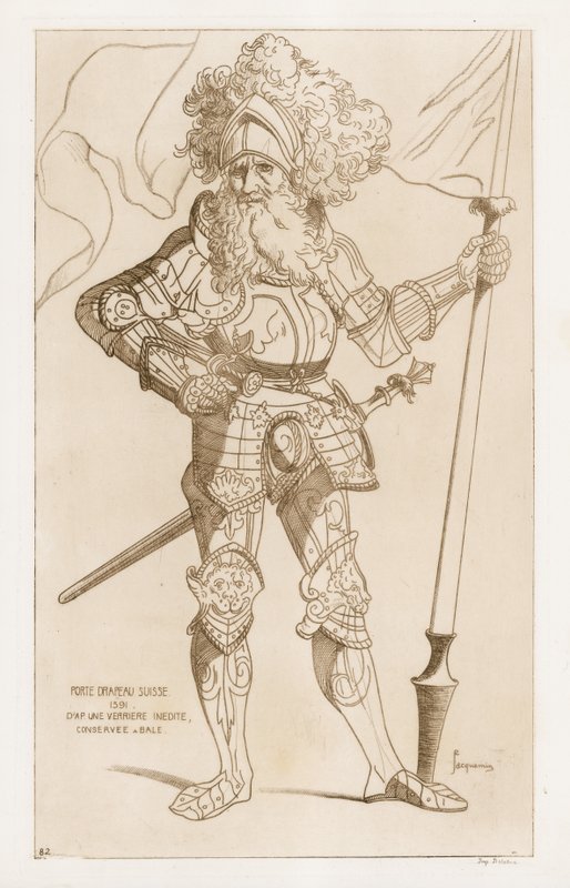 Porte-drapeau suisse, 1391 - Raphael Jacquemin