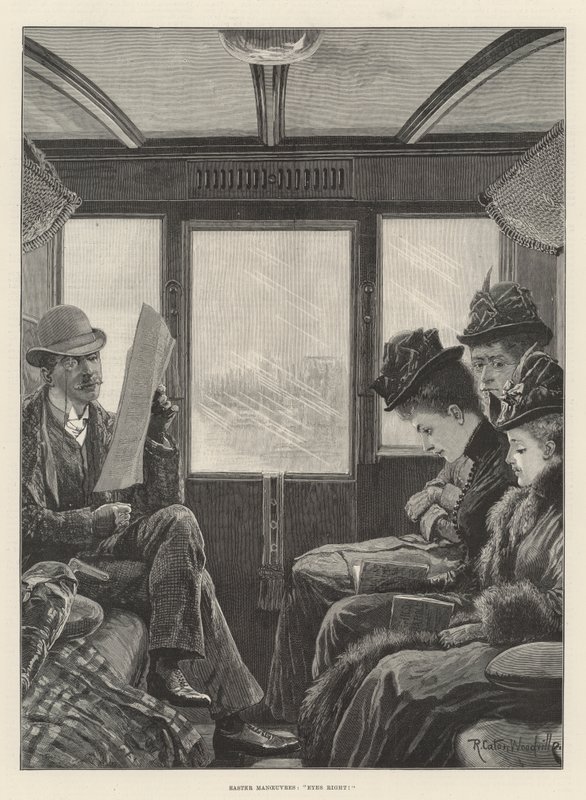 Manœuvres de Pâques, Eyes Right! - Richard Caton Woodville junior