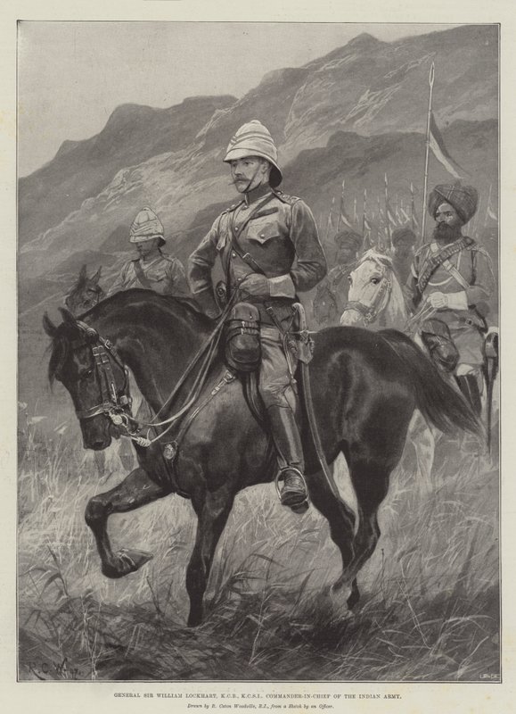 Général Sir William Lockhart, KCB, KCSI, Commandant en chef de l