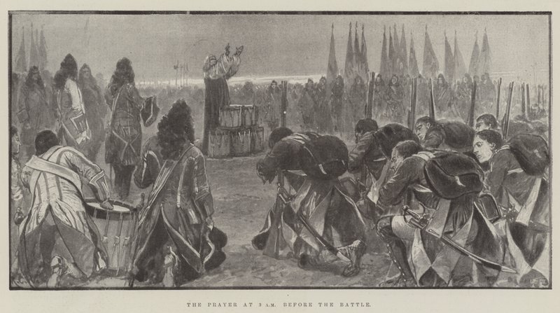 La prière à 3h du matin avant la bataille - Richard Caton Woodville junior