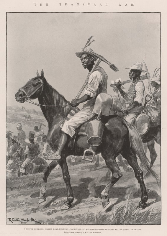 La guerre du Transvaal - Richard Caton Woodville junior