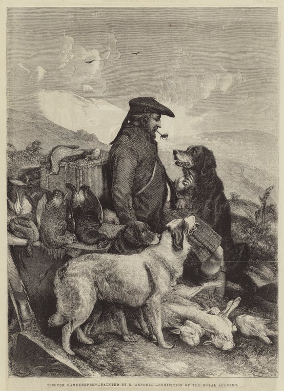 Garde-chasse écossais - Richard Ansdell