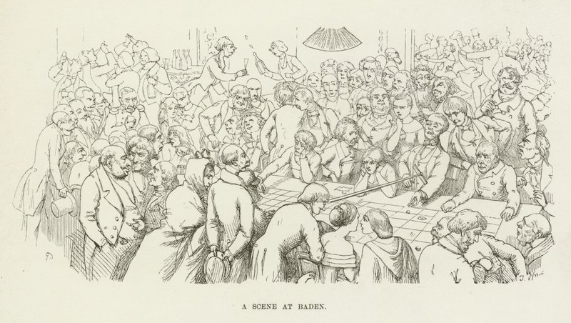 Une scène à Baden - Richard Doyle