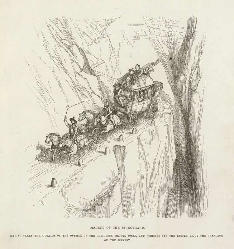Descente du Saint-Gothard - Richard Doyle