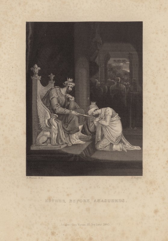 Esther devant Assuérus - Richard Westall