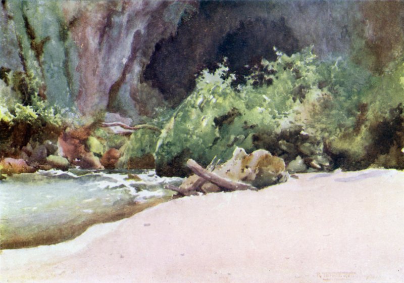 Le fond de la gorge de Goekteik - Robert George Talbot Kelly