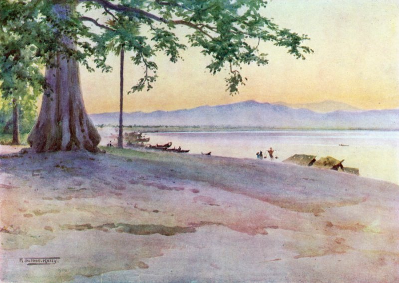 Le débarcadère à Nyaung-u - Robert George Talbot Kelly