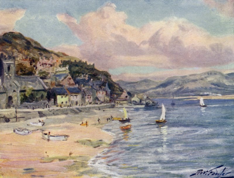 Aberdovey (lithographie en couleur) - Robert (after) Fowler