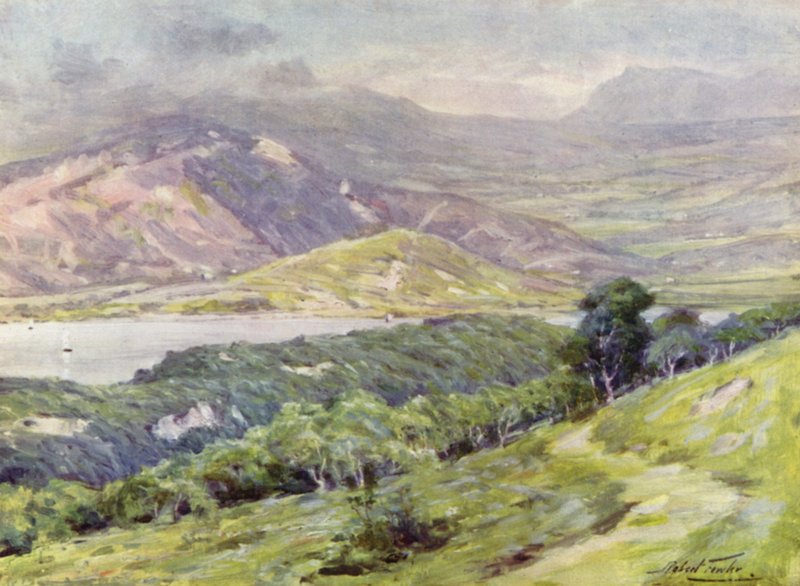 Montagne Duffws dans la brume - Robert (after) Fowler
