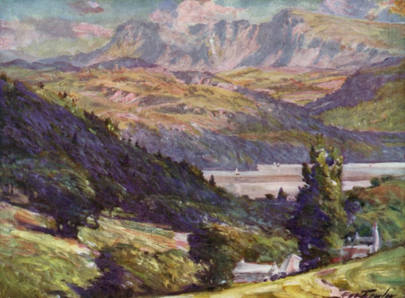 Vue de Bontddu, Dolgelly - Robert (after) Fowler