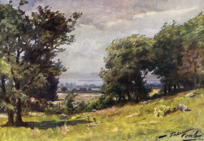 Jour venteux, près de Llanrug - Robert (after) Fowler