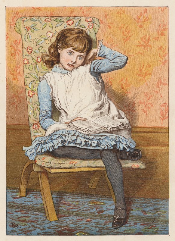 Fille, lisant et rêvant - Robert Barnes