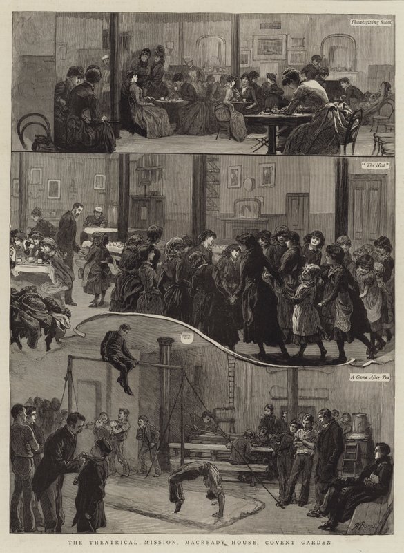 La Mission Théâtrale, Maison Macready, Covent Garden - Robert Barnes
