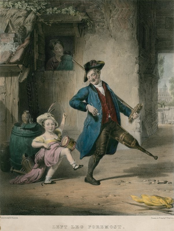 Jambe gauche en avant - Robert Farrier