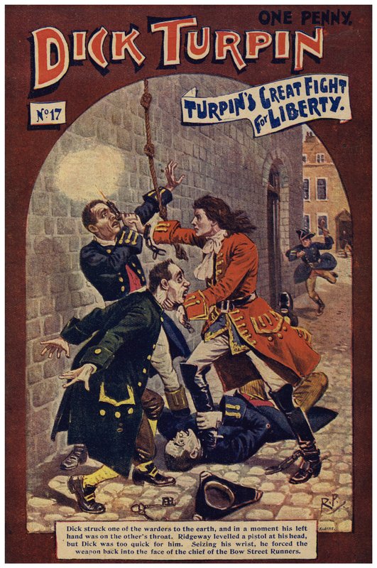 Dick Turpin (lithographie en couleur) - Robert Prowse Jnr