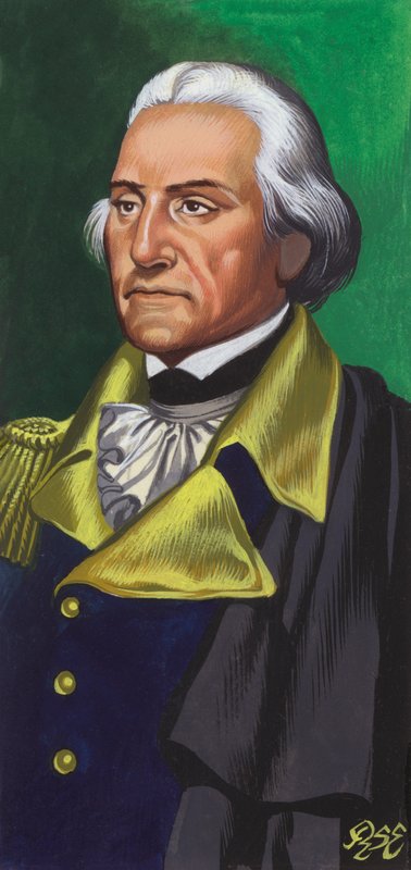 George Washington (gouache sur papier) - Ron Embleton