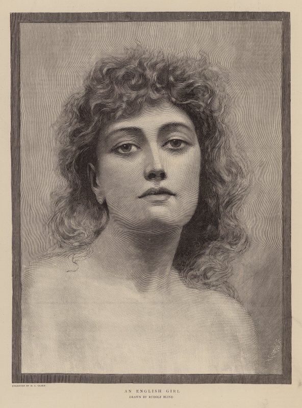 Fille anglaise - Rudolf Blind