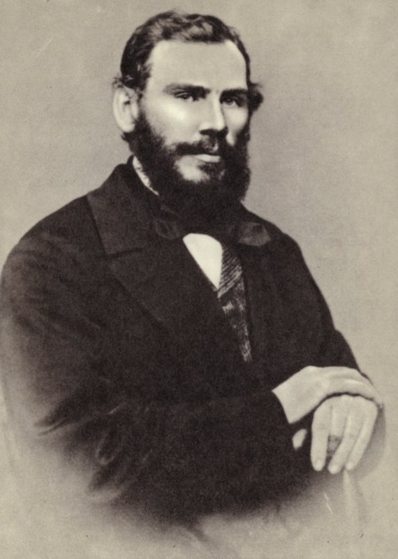 L N Tolstoï, Moscou, 1862 - Russian Photographer