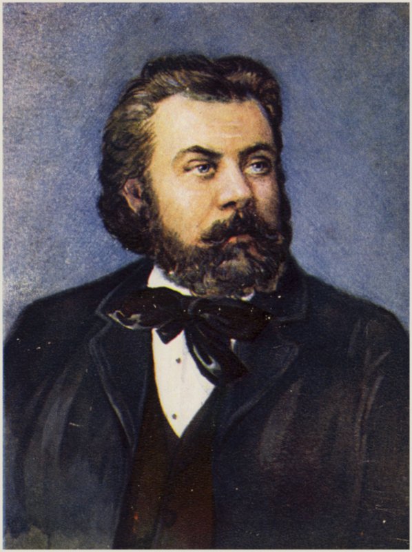 Portrait de Modeste Moussorgski - Russian School