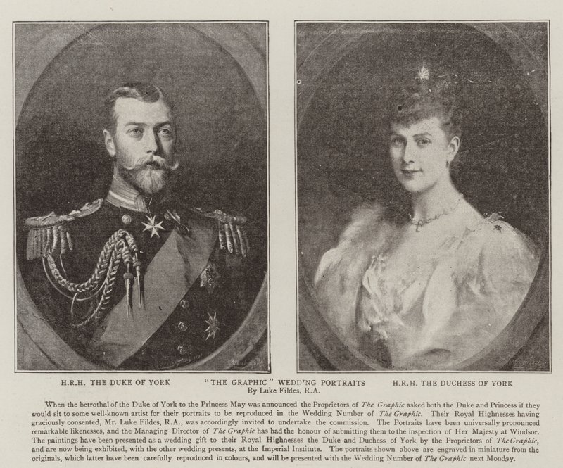 Les portraits de mariage graphiques - Samuel Luke Fildes