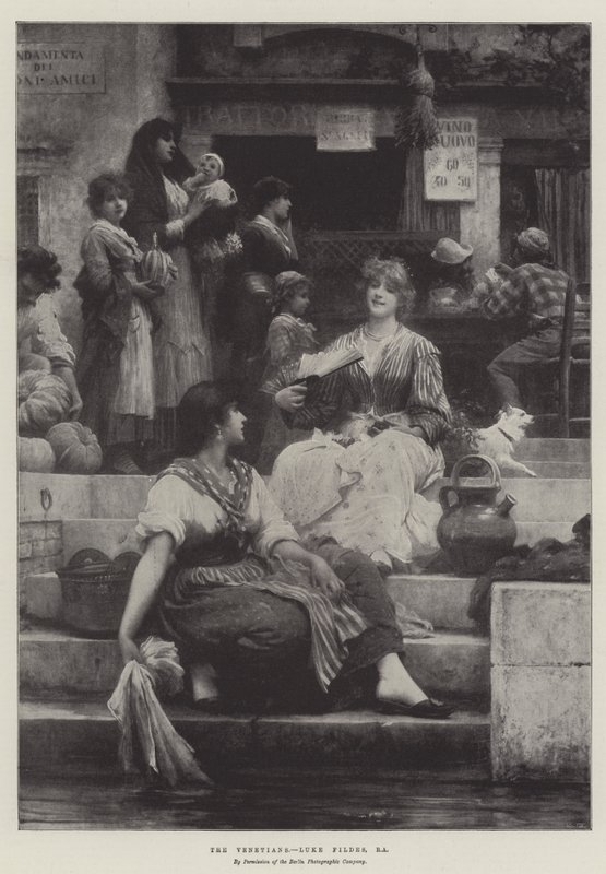 Les Vénitiens - Samuel Luke Fildes