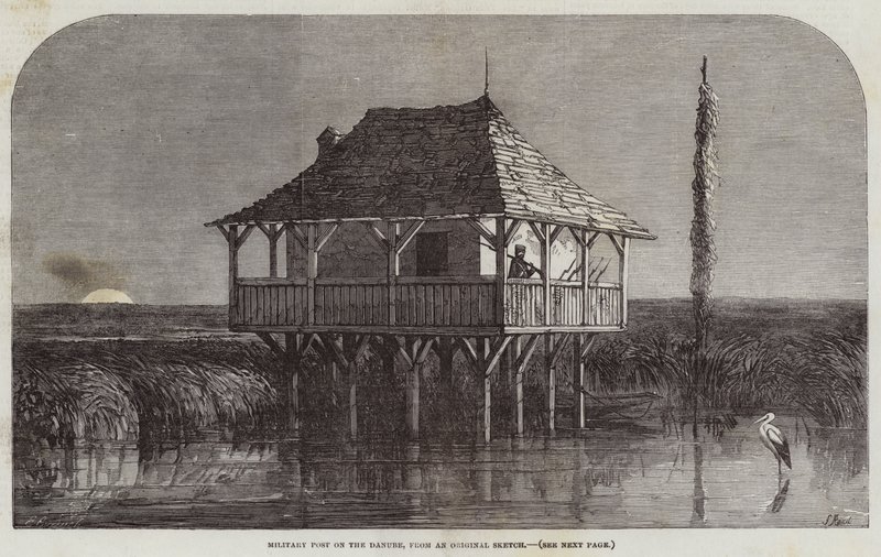 Poste militaire sur le Danube - Samuel Read