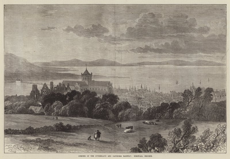 Ouverture du Chemin de Fer de Sutherland et Caithness, Kirkwall, Orcades - Samuel Read