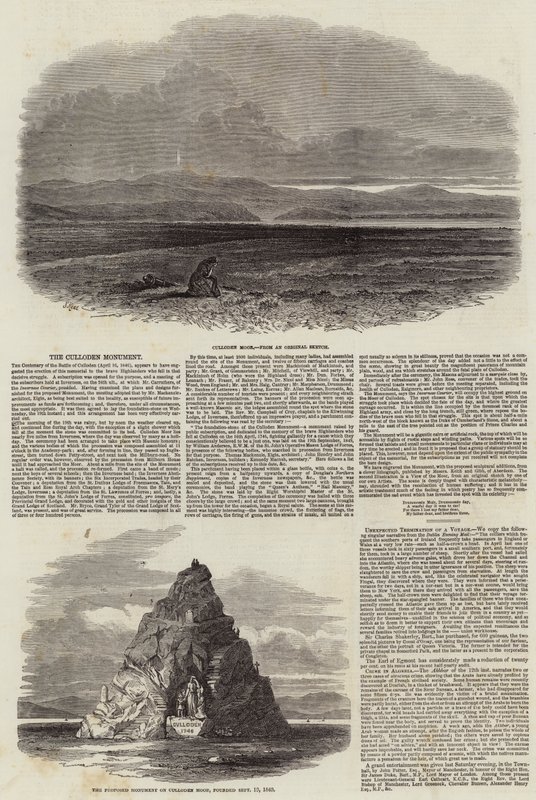 Le Monument de Culloden - Samuel Read