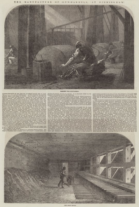 La fabrication des canons, à Birmingham - Samuel Read