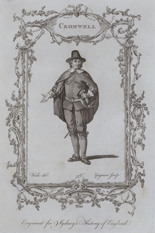 Cromwell (gravure) - Samuel (after) Wale